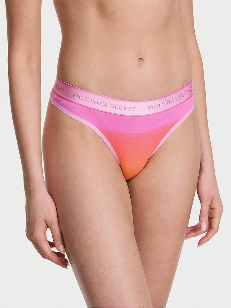 Victoria's Secret Pink Ombre Thong Knickers - Image 1 of 2