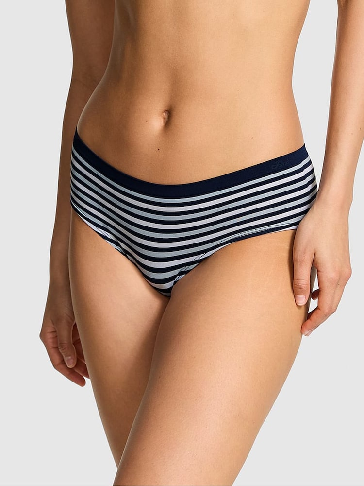 Victoria's Secret PINK Noir Navy Blue Hipster Seamless Knickers - Image 1 of 2