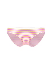 Victoria's Secret PINK Pink Tulip Stripe Bikini Seamless Knickers - Image 3 of 3
