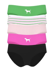 Victoria's Secret PINK White Hipster 5 Pack Knickers - Image 1 of 2