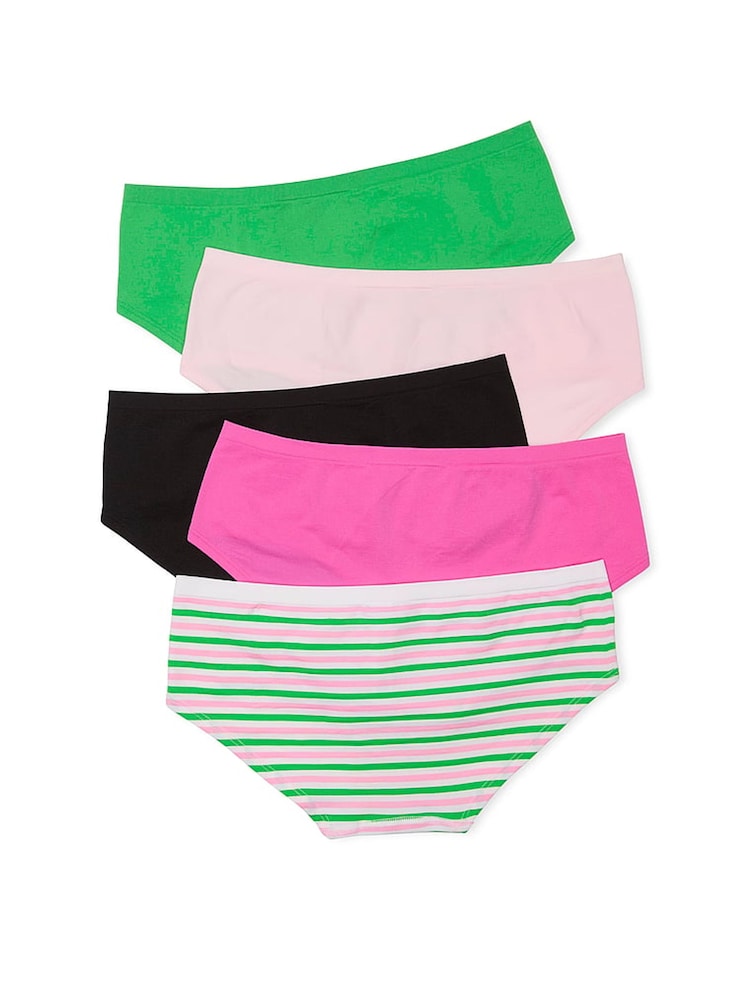 Victoria's Secret PINK White Hipster 5 Pack Knickers - Image 2 of 2