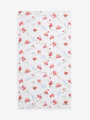 Cath Kidston Floral Rose and Bows 100% Cotton Velour Printed Towel - Image 6 of 7