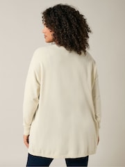 Evans Cream Seam Detail Jumper - Image 3 of 6