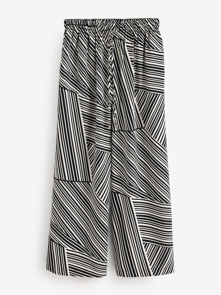 Evans Striped Air Flow Black Trousers - Image 5 of 5