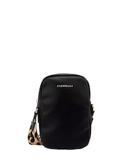 Fiorelli Effie Webbed Phone Cross-Body Black Bag - Image 1 of 4