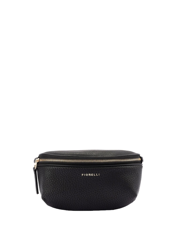 Fiorelli Effie Webbed Black Belt Bag - Image 1 of 4