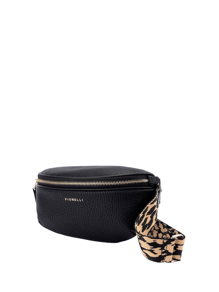 Fiorelli Effie Webbed Black Belt Bag - Image 2 of 4