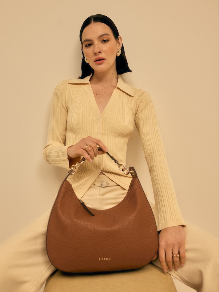 Fiorelli Allegra Slouchy Hobo Brown Bag - Image 2 of 6