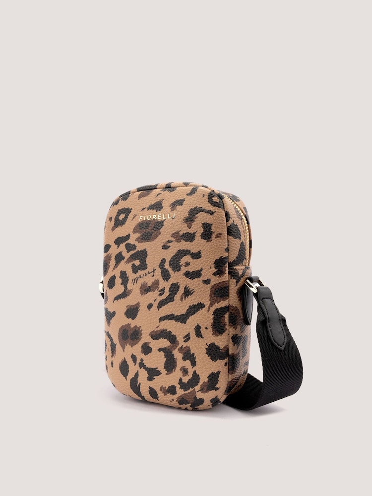 Fiorelli Effie Webbed Phone Cross-Body Black Bag - Image 2 of 4