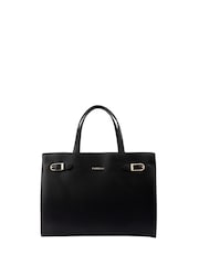 Fiorelli Etta Buckle Satchel Black Bag - Image 2 of 5