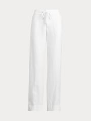Lauren Ralph Lauren Jovonie Wide Leg Linen Blend Trousers - Image 7 of 8