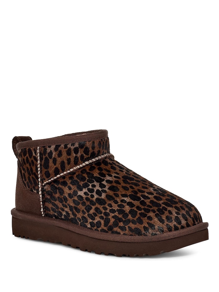 Buy UGG Leopard Classic Ultra Mini Boots from the Next UK online shop