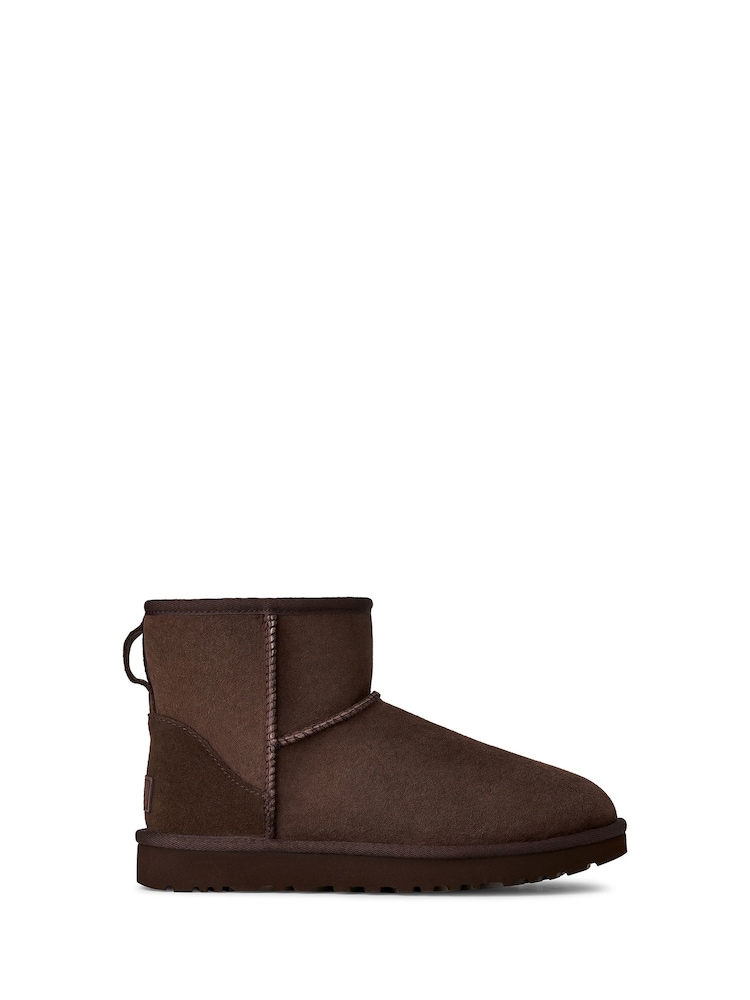 UGG Chocolate Brown Mini Classic Boots - Image 1 of 7 UGG Chocolate Brown Mini Classic Boots - Image 1 of 7