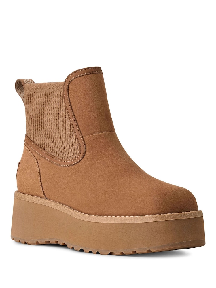 UGG Tan Brown Cityfunc Chelsea Boots - Image 1 of 7 UGG Tan Brown Cityfunc Chelsea Boots - Image 1 of 7