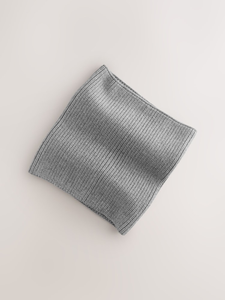 Grey Knitted Snood (1-16yrs) - Image 2 of 5 Grey Knitted Snood (1-16yrs) - Image 2 of 5