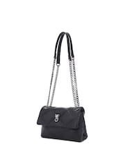 Moda in Pelle Small Ellie Quilted Cross-Body Black Bag - Image 2 of 4