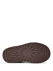 UGG Mink Brown Kids Tazz Slippers - Image 6 of 7