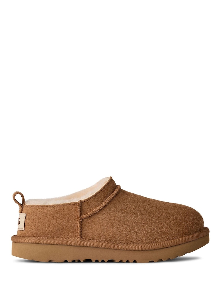 UGG Tan Brown Kids Classic Micro Boots - Image 1 of 7