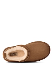 UGG Tan Brown Kids Classic Micro Boots - Image 4 of 7