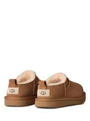 UGG Tan Brown Kids Classic Micro Boots - Image 5 of 7