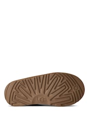 UGG Tan Brown Kids Classic Micro Boots - Image 6 of 7