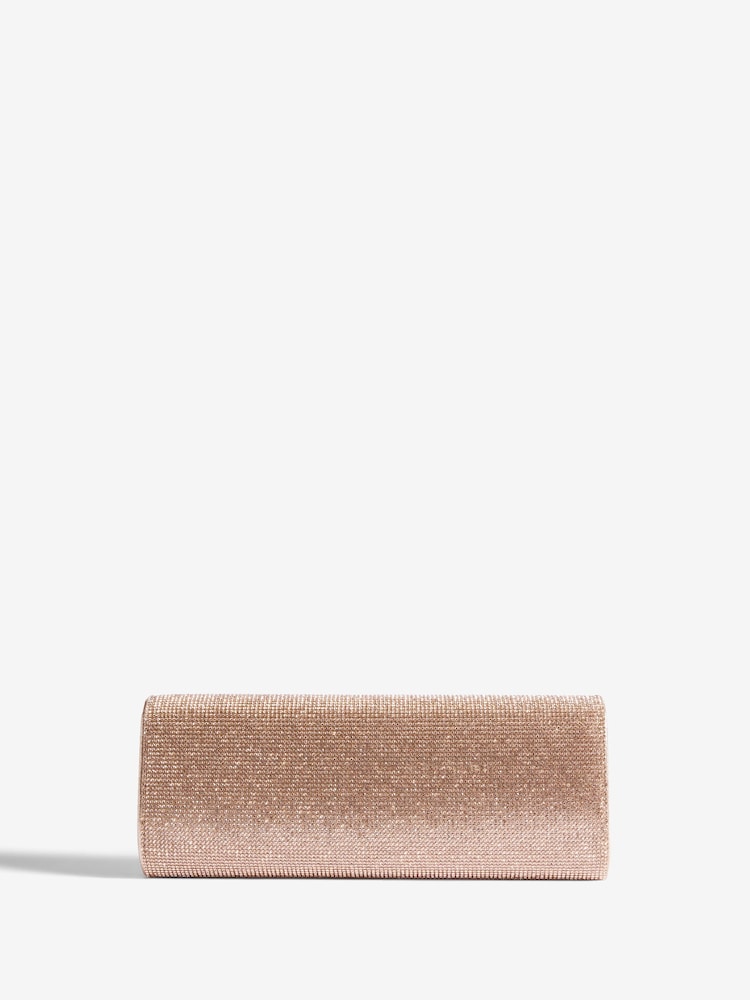 Lipsy Pink Gold Clutch Bag - Image 6 of 6 Lipsy Pink Gold Clutch Bag - Image 6 of 6