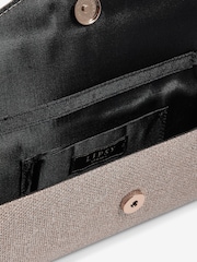 Lipsy Gold Gltter Slim Clutch Bag - Image 5 of 6