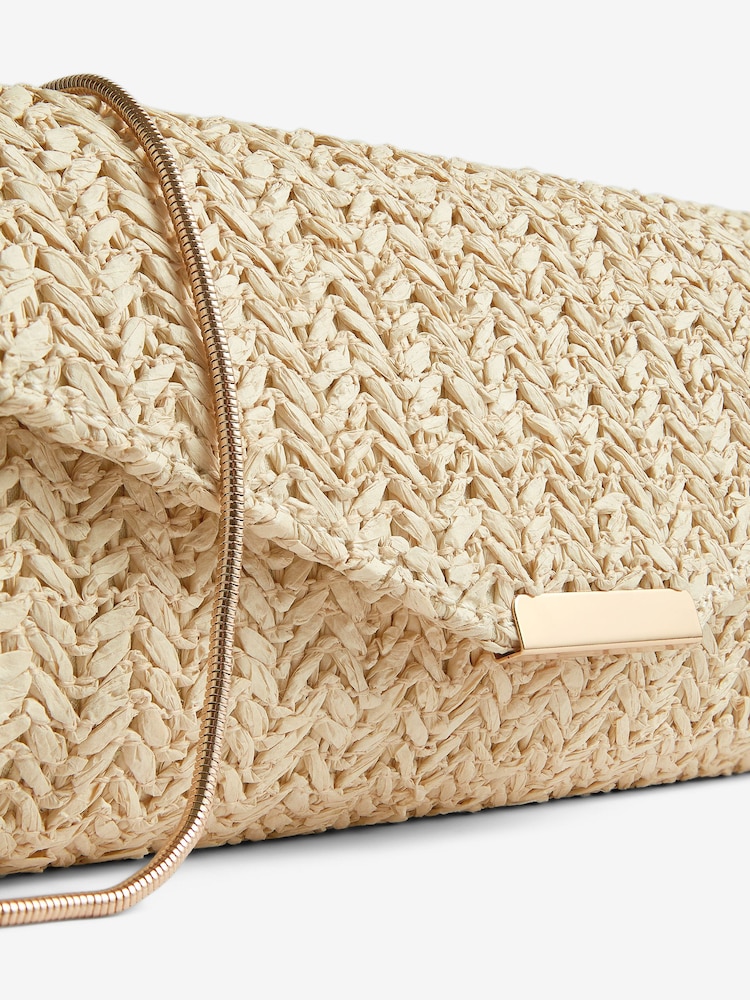 Buy Lipsy Natural Raffia Clutch Bag from Next Hong Kong