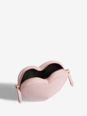 Lipsy Pink Love Heart Cross-Body Bag - Image 5 of 6