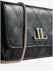 Lipsy Black Mini Phone Cross-Body Bag - Image 4 of 6