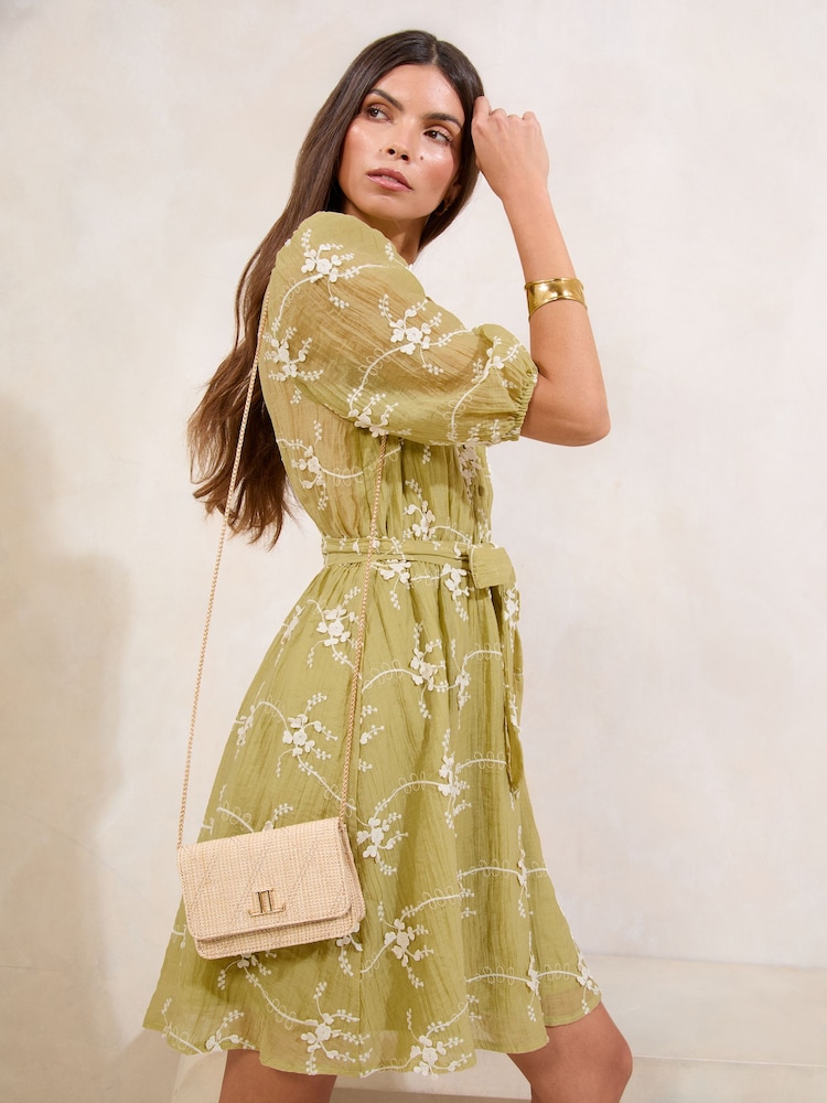 Lipsy Beige Mini Cross-Body Bag - Image 2 of 6