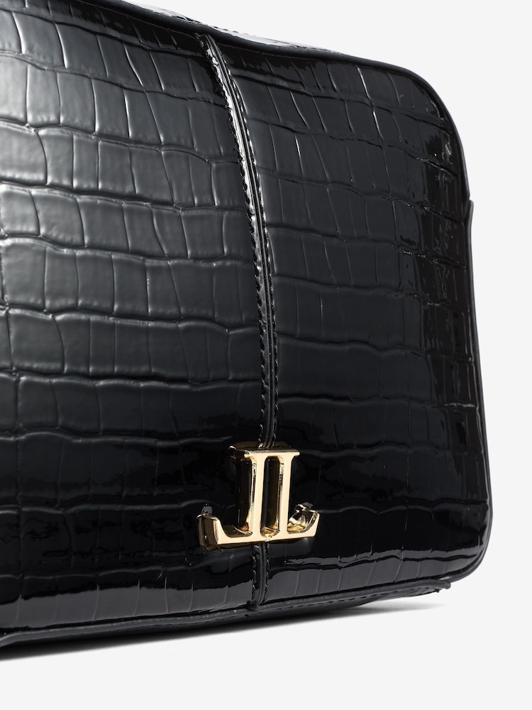 Lipsy Black Boxy Cross-Body Bag - Image 3 of 6