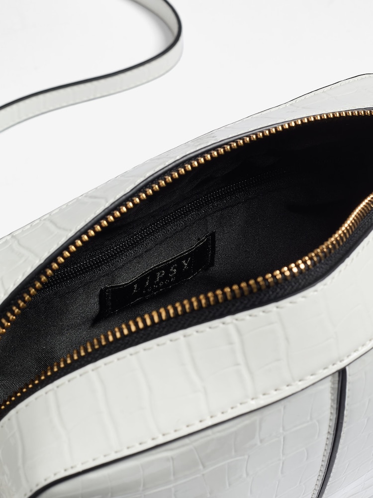 Lipsy White Boxy Cross-Body Bag - Image 4 of 5