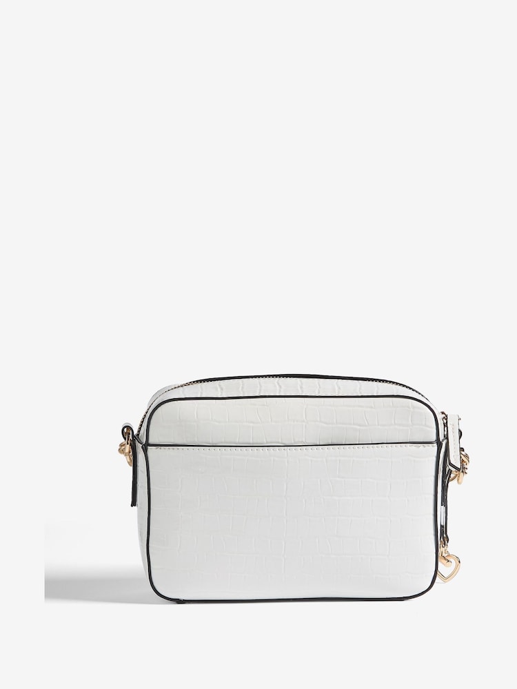 Lipsy White Boxy Cross-Body Bag - Image 5 of 5