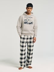 Stone Val D'isere Graphic Hoodie Woven Pyjama Set - Image 1 of 12