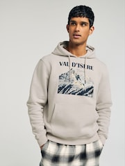 Stone Val D'isere Graphic Hoodie Woven Pyjama Set - Image 3 of 12