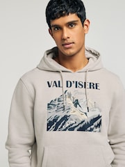 Stone Val D'isere Graphic Hoodie Woven Pyjama Set - Image 4 of 12