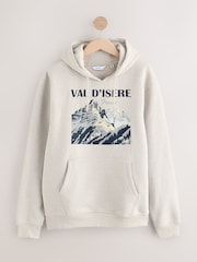 Stone Val D'isere Graphic Hoodie Woven Pyjama Set - Image 7 of 12