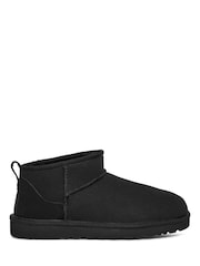 UGG Black Classic Ultra Mini Boots - Image 1 of 6