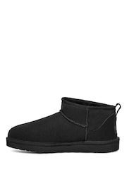 UGG Black Classic Ultra Mini Boots - Image 2 of 6