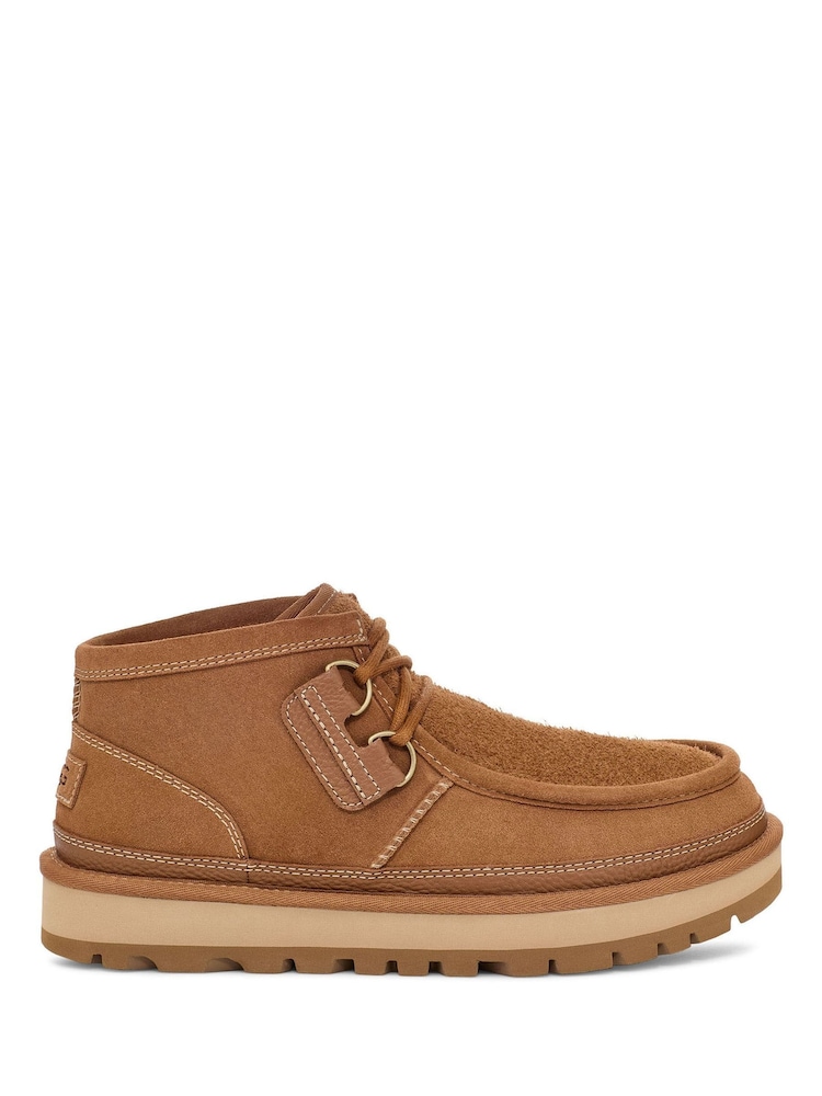 UGG Tan Brown Mens Hayden Moc Boots - Image 1 of 6