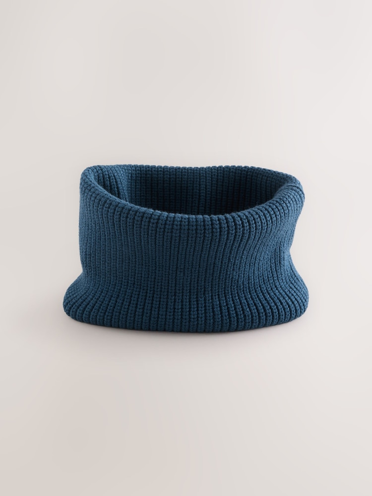 Blue Knitted Snood (1-16yrs) - Image 1 of 5