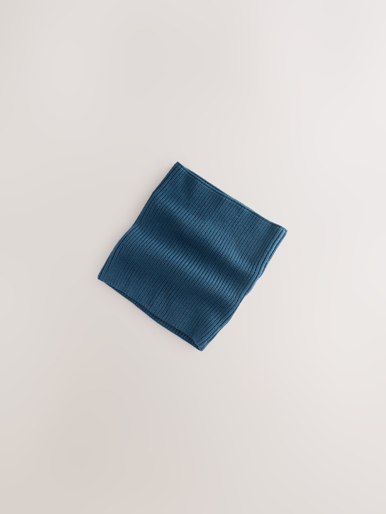 Blue Knitted Snood (1-16yrs) - Image 2 of 5