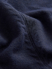 Navy Blue Super Soft Short Sleeve Knitted Top - Image 8 of 8