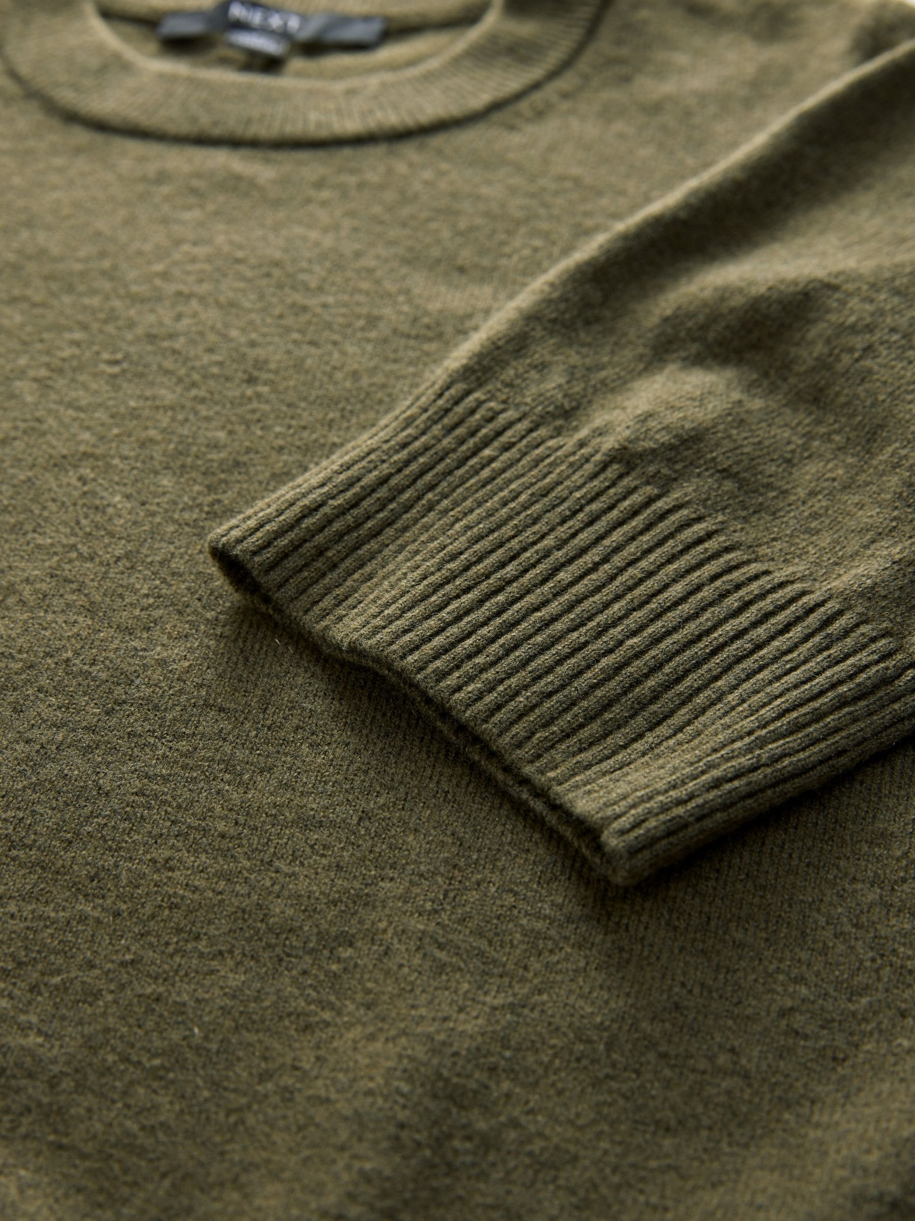 Buy Khaki Green Supersoft Short Sleeve Knitted Top from Next USA