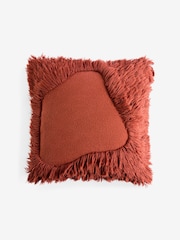 MADE.COM Rust Nera Tufted Cushion - Image 1 of 1