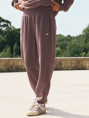 Brown Cuffed Joggers - Image 1 of 7