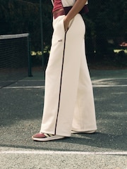 Ecru/Berry Colourblock Wide Leg Joggers - Image 1 of 9