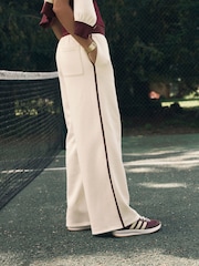Ecru/Berry Colourblock Wide Leg Joggers - Image 4 of 9