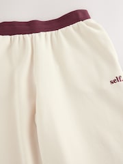 Ecru/Berry Colourblock Wide Leg Joggers - Image 9 of 9